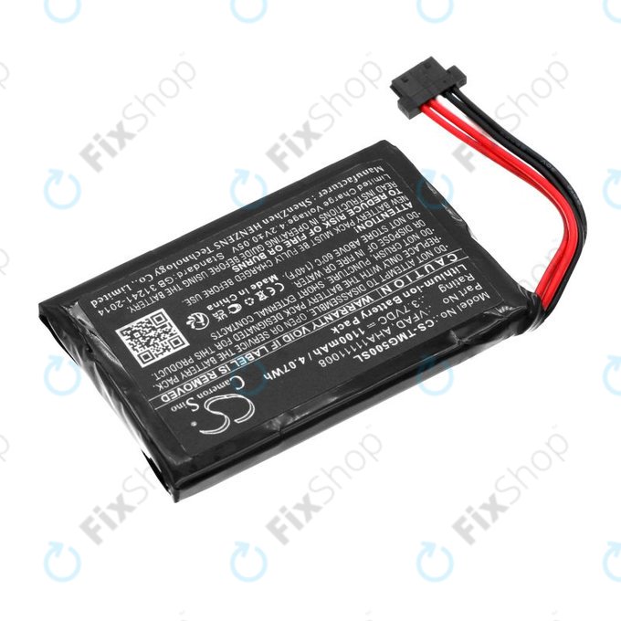 Baterie pro TomTom GO 5000, 5100, 6000, 6100, 6200, Pro 5250, 1100mAh, Li-Ion, 3.7V, VFAD, HQ