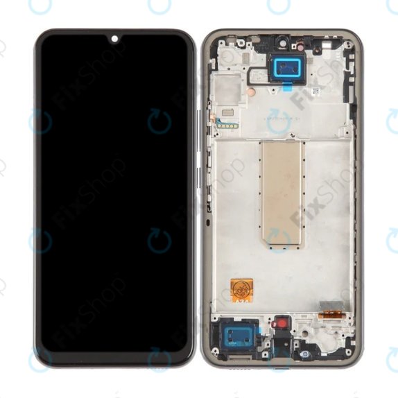 Samsung Galaxy A34 5G A346B - LCD Displej + Dotykové Sklo + Rám (Black) OLED