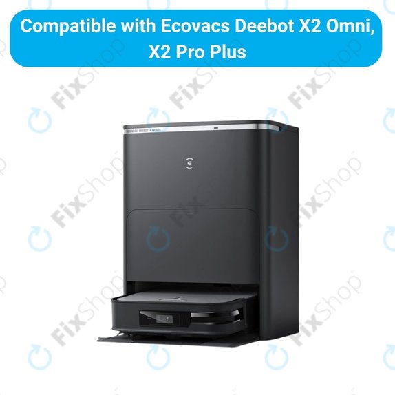 Sada náhradních dílů pro Ecovacs Deebot X2 Omni (2x Hlavní kartáč, 4x Filtr, 4x Boční kartáč)