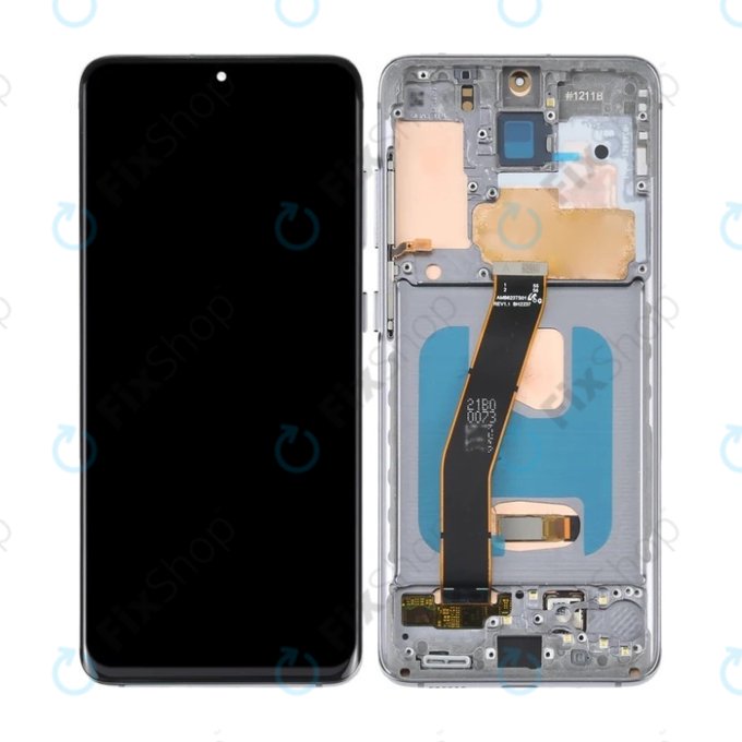 Samsung Galaxy S20 G980F - LCD Displej + Dotykové Sklo + Rám (Cosmic Grey) OLED