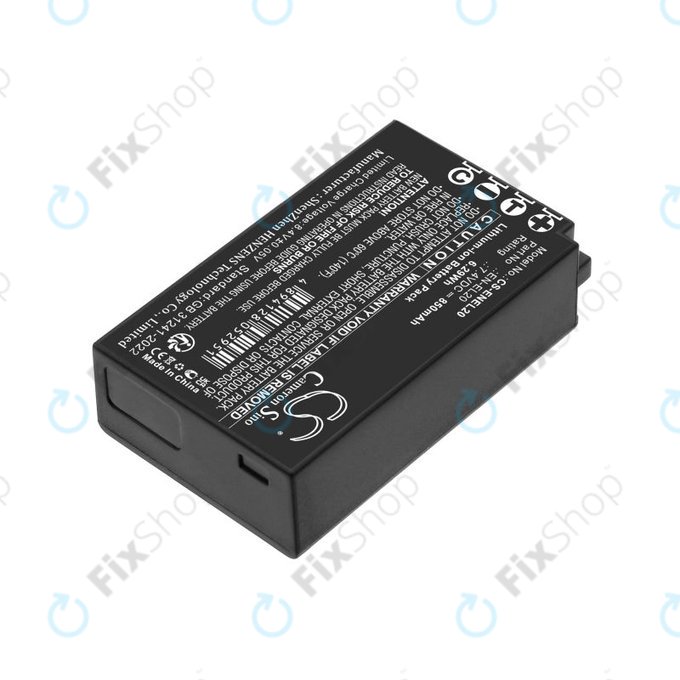 Baterie pro Nikon Coolpix A, 850mAh, Li-Ion, 7.4V, EN-EL20, HQ