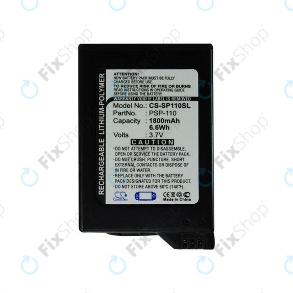 Sony Playstation Portable 1000 - Baterie PSP-110 1800mAh HQ