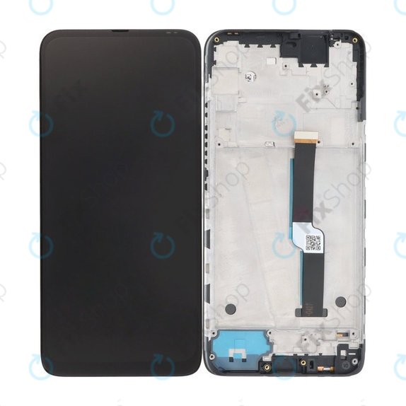 Motorola One Fusion Plus - LCD Displej + Dotykové Sklo + Rám (Twilight Blue) TFT