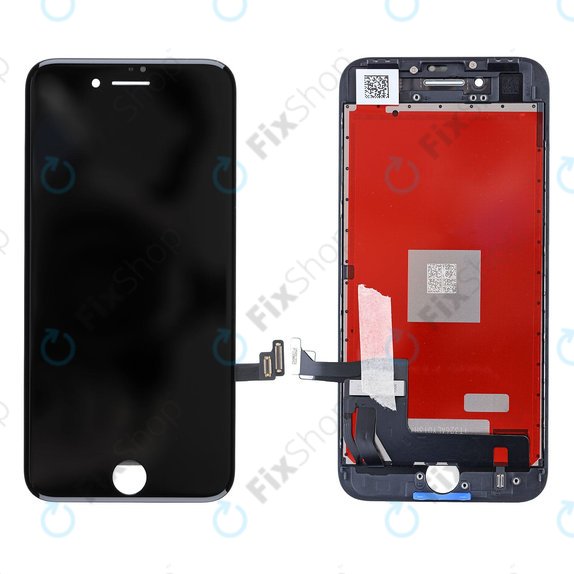 Displej pro iPhone 8, SE (2020), SE (2022), Black, Dotykové sklo s rámem, Refurbished