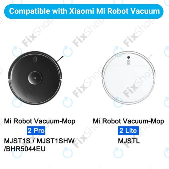 Sada náhradních dílů pro Xiaomi Mi Robot Vacuum Mop 2 Pro, 2 Lite (1x Hlavní kartáč, 2x Filtr, 2x Boční kartáč, 2x Mopovací útěrka)
