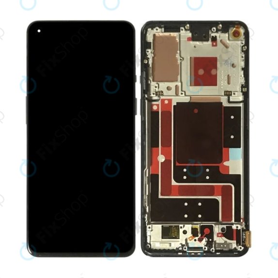 OnePlus 9 - LCD Displej + Dotykové Sklo + Rám (Astral Black) TFT
