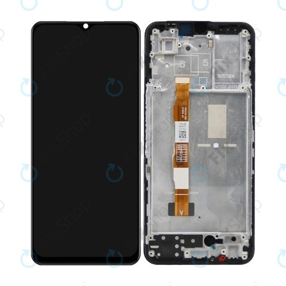 Vivo V22 - LCD Displej + Dotykové Sklo + Rám (Black) TFT