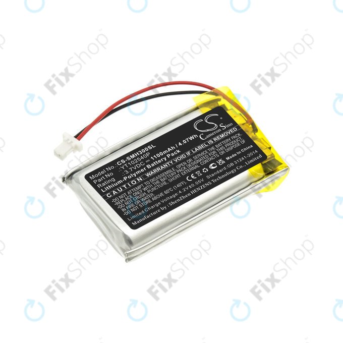 Baterie pro Sena 30K, Sena 50S, SP46, 1100mAh, Li-Pol, 3.7V, YT102540P, HQ