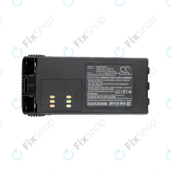 Baterie pro Motorola GP1280, GP140, GP320, GP540, HT1200, MTX850, Pro5150, 1800mAh, Ni-MH, 7.2V, HNN9011BR, HQ