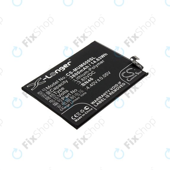 Baterie pro Xiaomi Redmi Note 8T, 3800mAh, Li-Pol, 3.85 V, BN46, HQ
