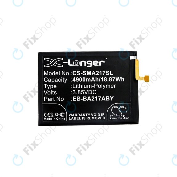 Baterie pro Samsung A04s, 4900mAh, Li-Pol, 3.85 V, EB-BA217ABY, HQ