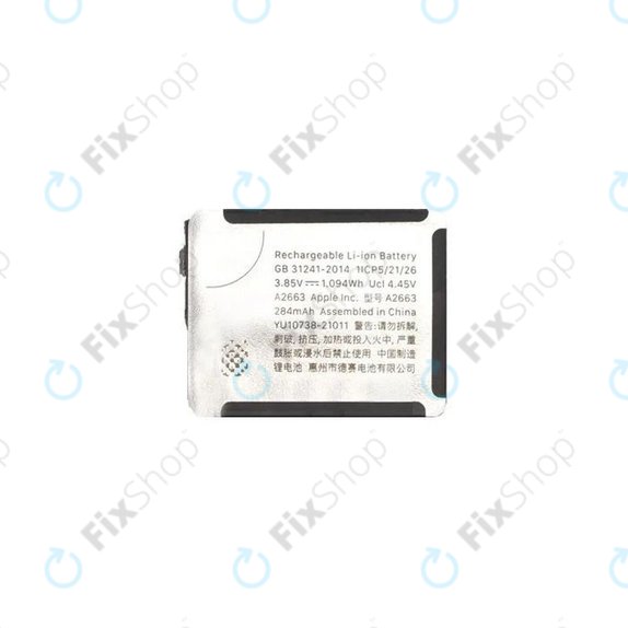 Baterie pro Apple Watch 7 41mm, 284mAh, A2663, Refurbished