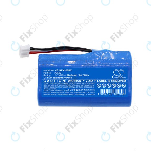 Baterie pro NEXGO N3, N5, 6700mAh, Li-Ion, 3.7V, GX02, HQ