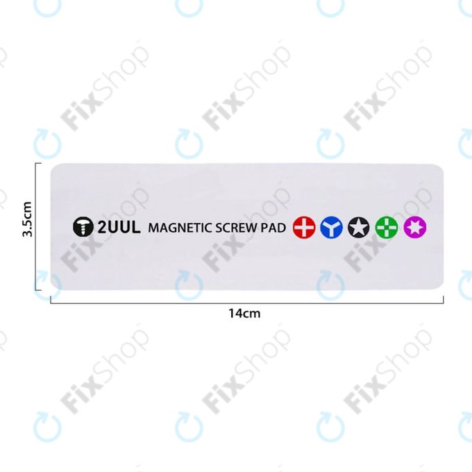 2UUL - Magnetická Podložka na Šroubky - 140 x 35mm