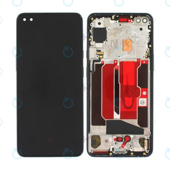OnePlus Nord - LCD Displej + Dotykové Sklo + Rám (Gray Onyx) OLED