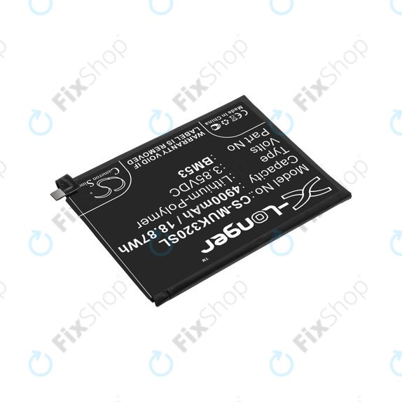 Baterie pro Xiaomi Mi 10T 5G M2007J3SY, 4900mAh, Li-Pol, 3.85 V, BM53, HQ