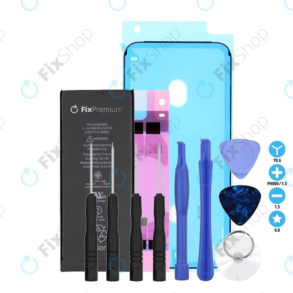 Baterie pro iPhone SE (2nd Gen 2020), 1821mAh, Lepka (Adhesive), Nářadí, FixPremium
