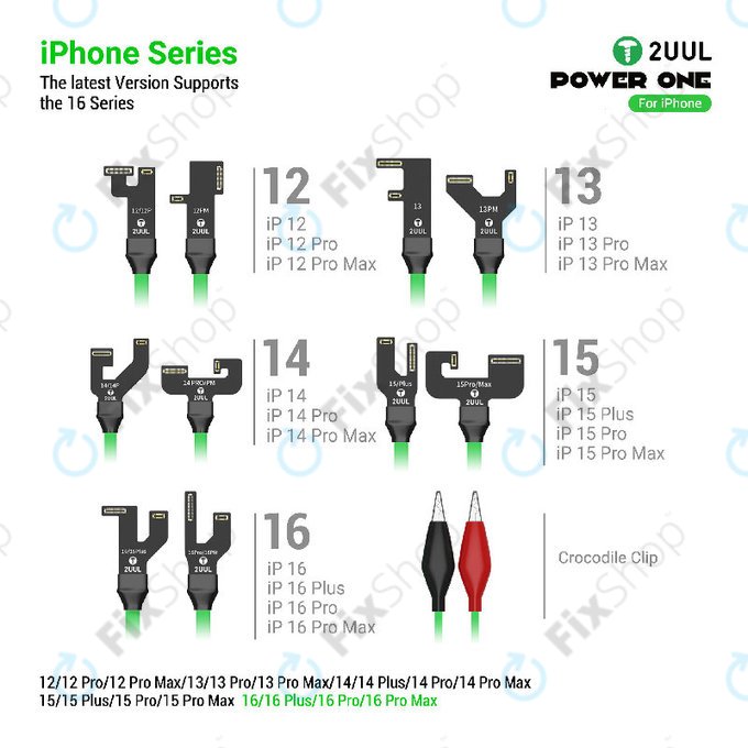 One-Click napájecí kabel, 2UUL PW09, pro iPhone 12-16 Pro Max