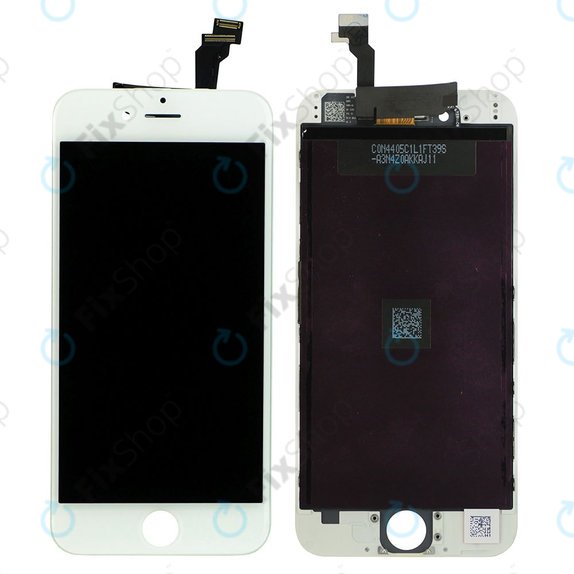 Displej pro iPhone 6, White, Dotykové sklo s rámem, Refurbished