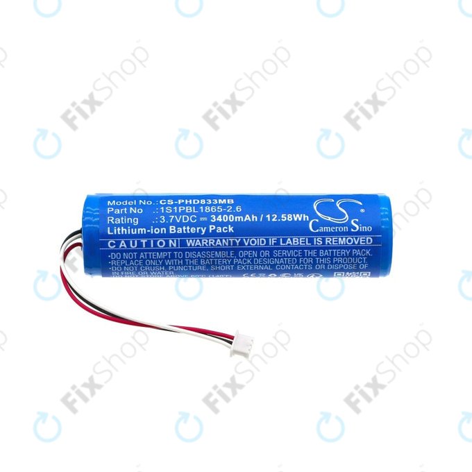 Baterie pro Philips Avent SCD833, Avent SCD835, Avent SCD841, Avent SCD831, 3400mAh, Li-ion, 3.7V, 1S1PBL1865-2.6, HQ