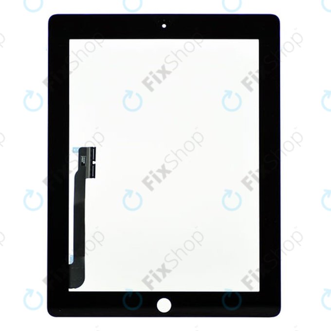 Dotykové sklo pro iPad 3, iPad 4, Black
