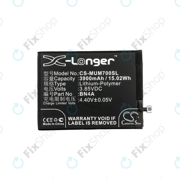 Baterie pro Xiaomi Redmi Note 7, 3900mAh, Li-Pol, 3.85 V, BN4A, HQ