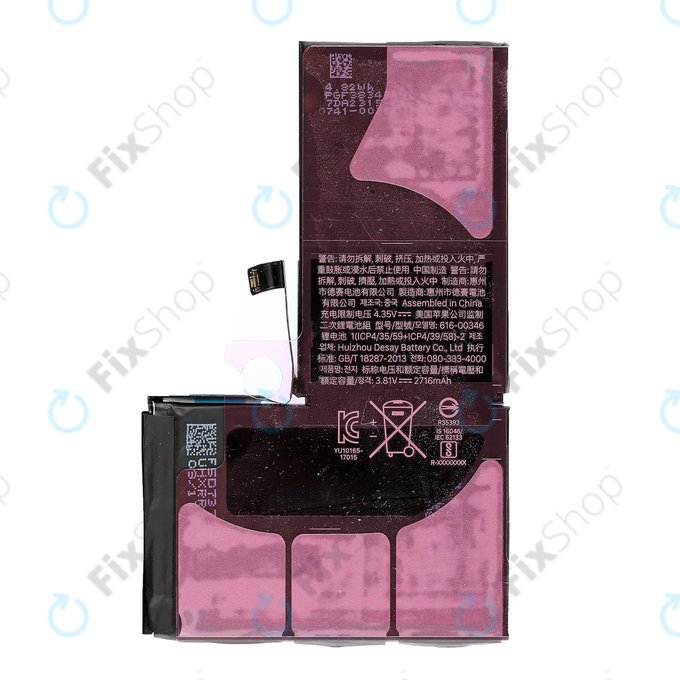 Baterie pro iPhone X, 2716mAh