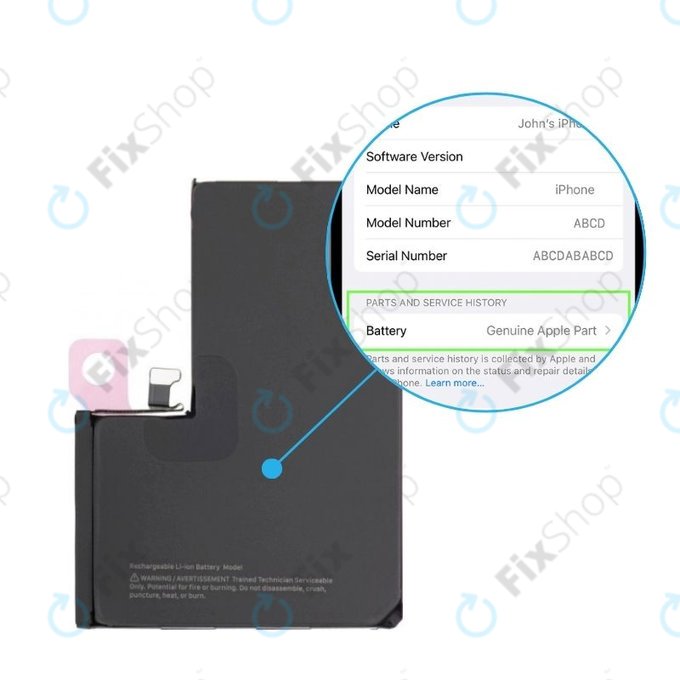 Baterie pro iPhone 15 Pro | 661-35694 | 3274mAh | Genuine Apple