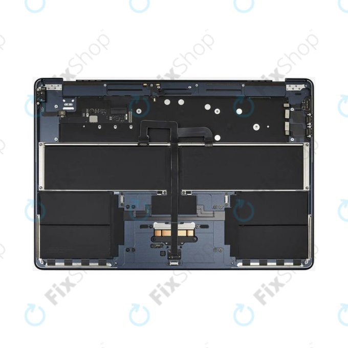 Horní rám klávesnice pro MacBook Air 15", A3114 (2024), s klávesnicí US a baterií, Midnight, 661-40269, Genuine Apple
