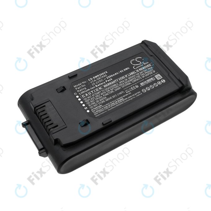 Baterie pro Samsung Bespoke Jet, Bespoke Jet Complete, 2500mAh, Li-Ion, 25.2V, VCA-SBTA95, HQ