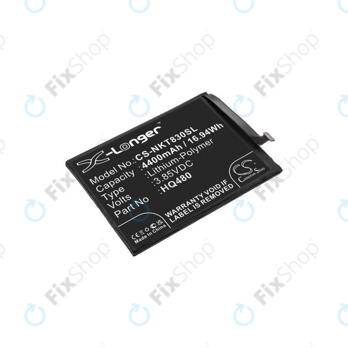 Baterie pro Nokia 8.3 2020 5G, 4400mAh, Li-Pol, 3.85V, HQ480, HQ