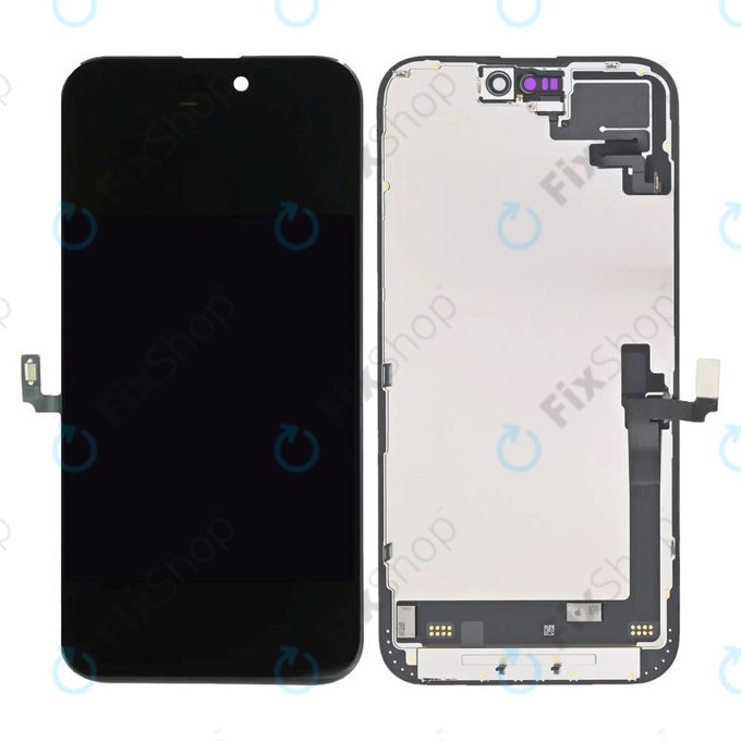 Displej In-Cell FHD pro iPhone 16 Plus, Dotykové sklo s rámem, FixPremium