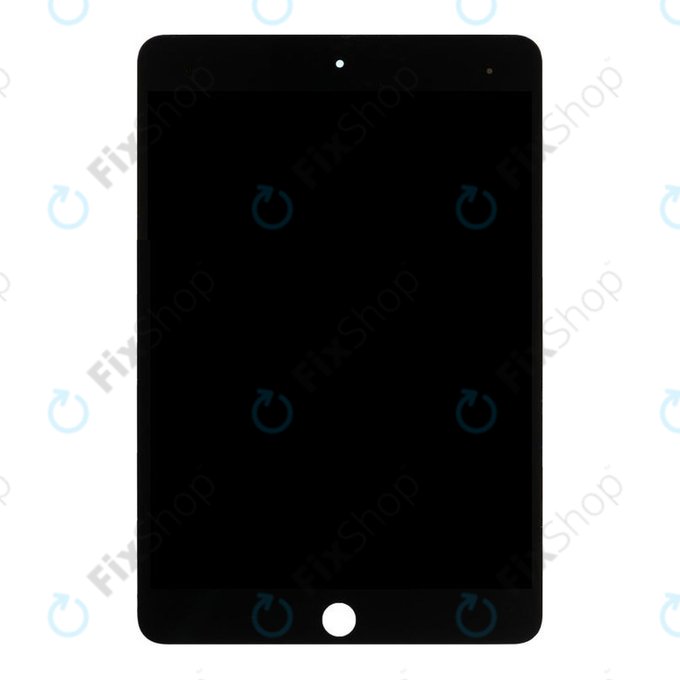 LCD Displej pro iPad Mini 5, Black, Dotykové sklo bez rámu, Refurbished