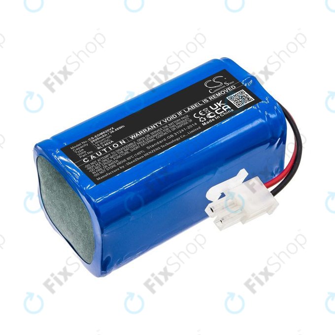 Baterie pro Ecovacs Deebot M82, Tesla RoboStar T50, T60, T80 Pro, 2600mAh, Li-Ion, 14.8V, BL7402A, HQ