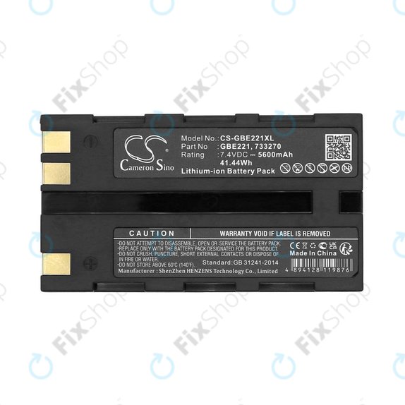 Baterie pro Geomax Stonex R6, Zoom 35, 5600mAh, Li-Ion, 7.4V, ZBA200, HQ