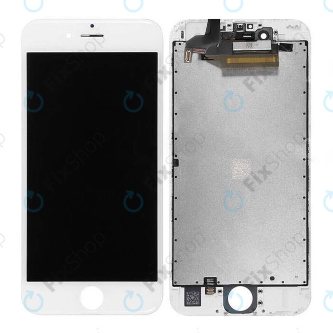 Displej pro iPhone 6S, White, Dotykové sklo s rámem, Refurbished