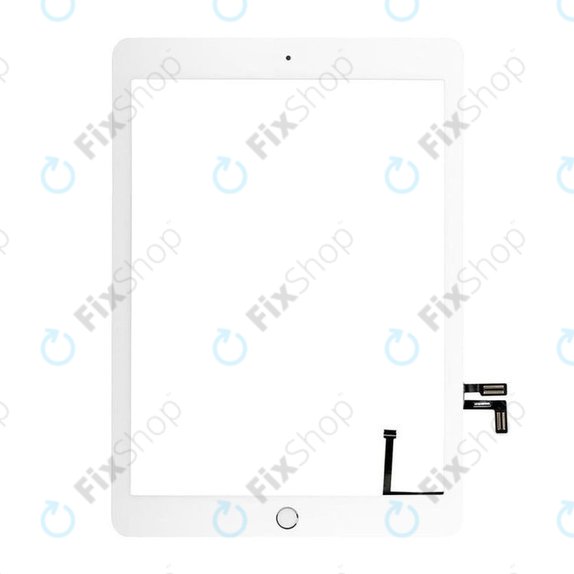 Dotykové sklo s tlačítkem domů pro iPad (5th Gen 2017), Silver