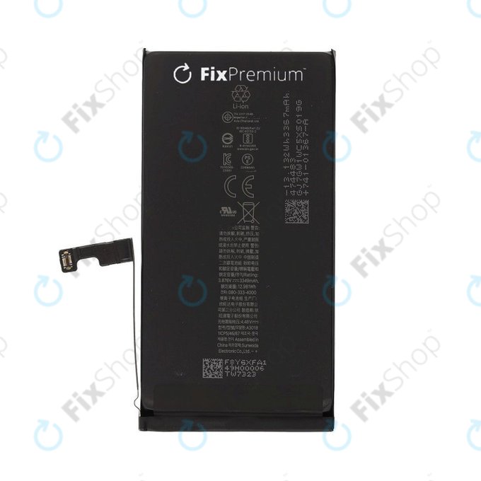 Baterie pro iPhone 15, 3349mAh, A3018, FixPremium
