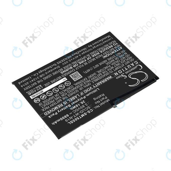 Baterie pro Samsung Galaxy Tab A7, 6800mAh, Li-Pol, 3.85V, SCUD-WT-N19, HQ