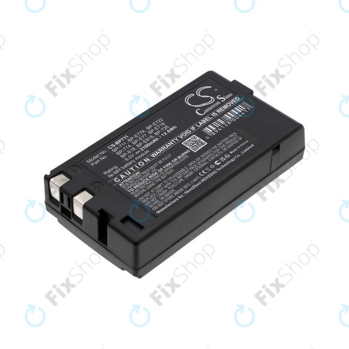 Baterie pro Canon E06, Canon E07, 2100mAh, Ni-MH, 6V, BP-711, HQ