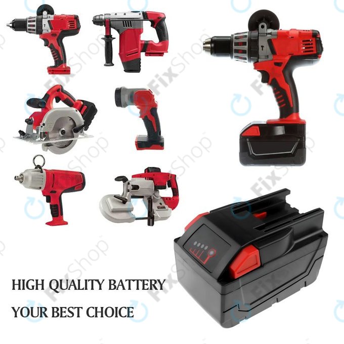 Baterie pro Milwaukee HD28 SG, HD28 SX, 6000mAh, Li-Ion, 28V, 0700 956 730, HQ