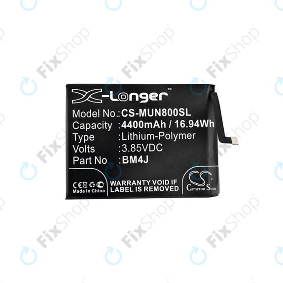 Baterie pro Xiaomi Redmi Note 8 Pro, 4400mAh, Li-Pol, 3.85 V, BM4J, HQ