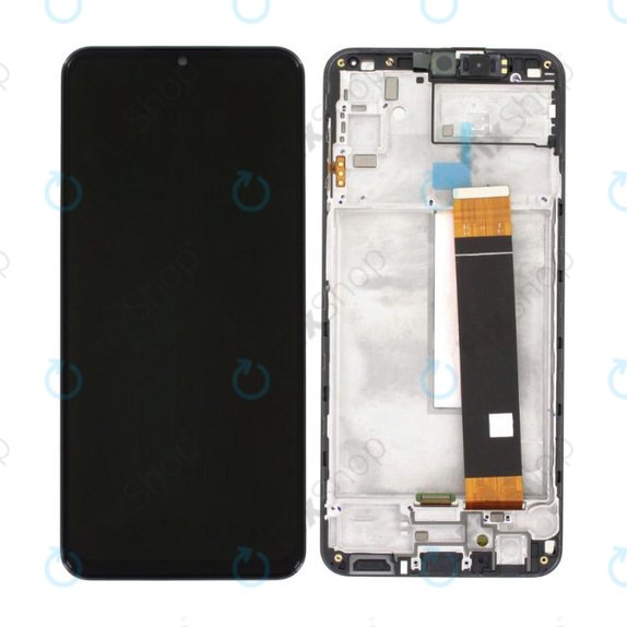 Samsung Galaxy M23 5G M236B - LCD Displej + Dotykové Sklo + Rám (Black) TFT