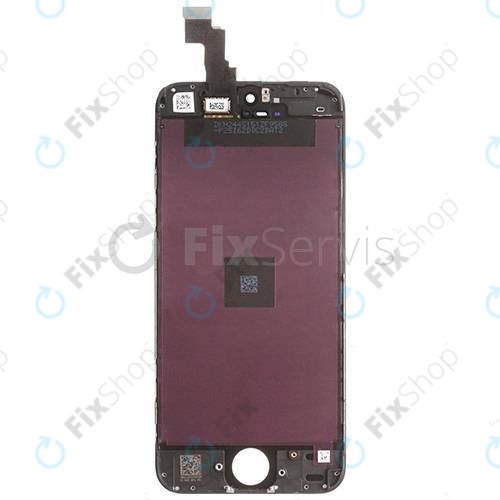 Displej pro iPhone 5C, Black, Dotykové sklo s rámem