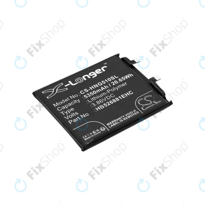 Baterie pro Honor Magic 5 Pro, 5350mAh, Li-Pol, 3.86V, HB526881EHC, HQ