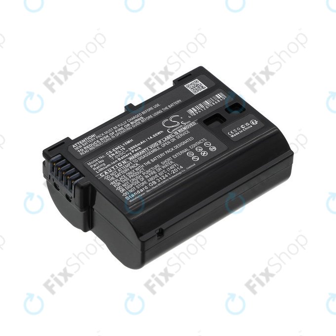 Baterie pro Nikon D7000, D500, D600, D7200, D7500, Z5, Z6, EN-EL15, Li-ion, 7V, 2000mAh, HQ