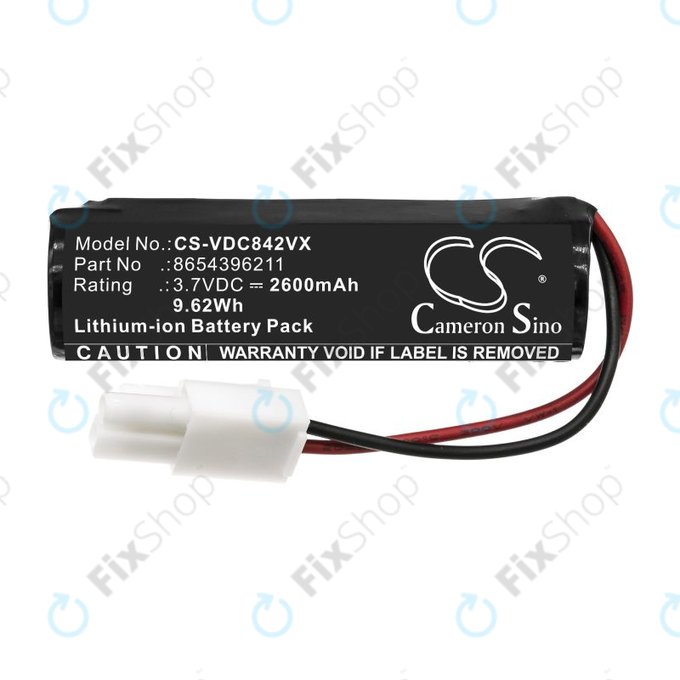 Baterie pro Vileda Quick & Clean, 2600mAh, Li-Ion, 3.7V, 8654396211, HQ