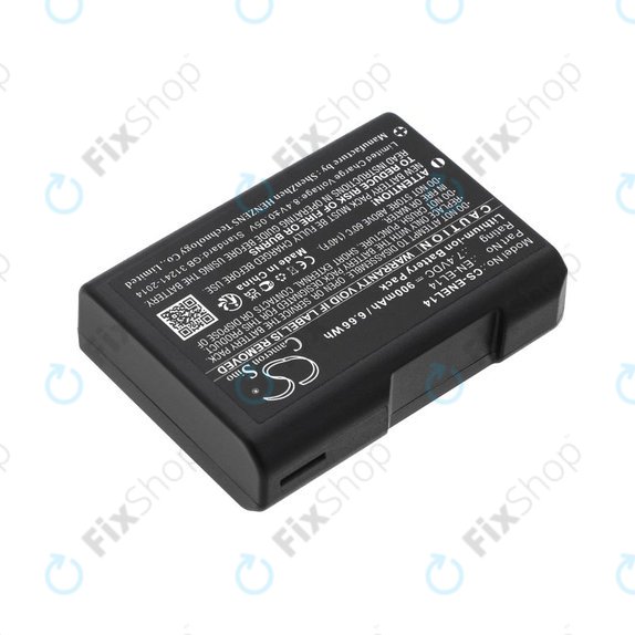 Baterie pro Nikon D3100 DSLR, 900mAh, Li-Ion, 7.4V, EN-EL14, HQ