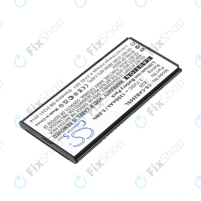 Baterie pro Cat B26, 1350mAh, Li-Ion, 3.7V, B26, HQ
