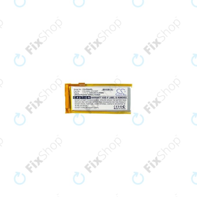 Apple iPod Nano (4th Gen) - Baterie 616-0405 240mAh HQ